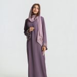 Iris Abaya Set · Violet