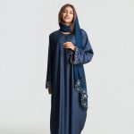 Cedar Abaya Set · Navy