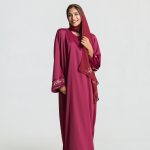 Saffron Abaya Set · Ruby
