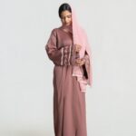 Fig Abaya Set · Mauve Rose