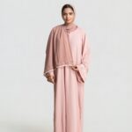 Peony Abaya Set · Blush